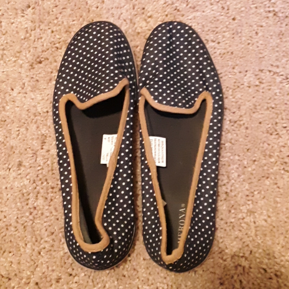 Marina Polka Dot slide on flat sneakers